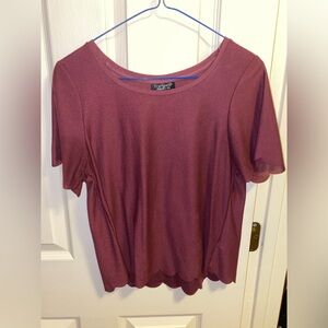 Maroon topshop blouse